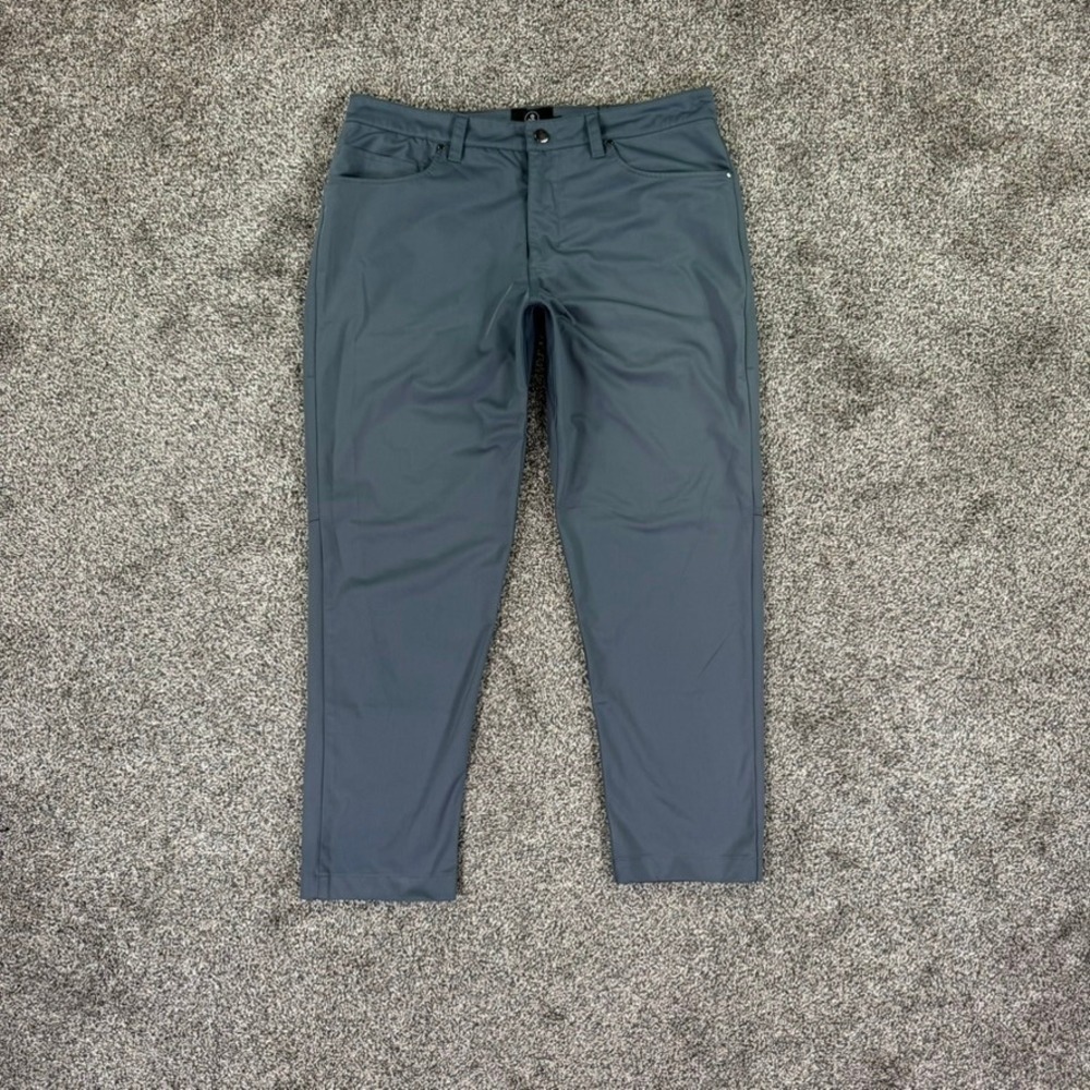 Swannies Golf Performance Pants Slate Gray Mens 34‎ Technical Golf Trousers
